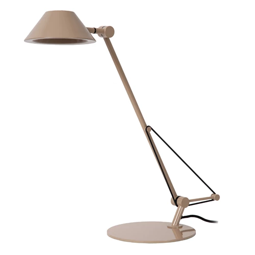Lucide TERRY - Desk lamp - LED - 1x8W 3000K - Taupe - Vibes - turned off